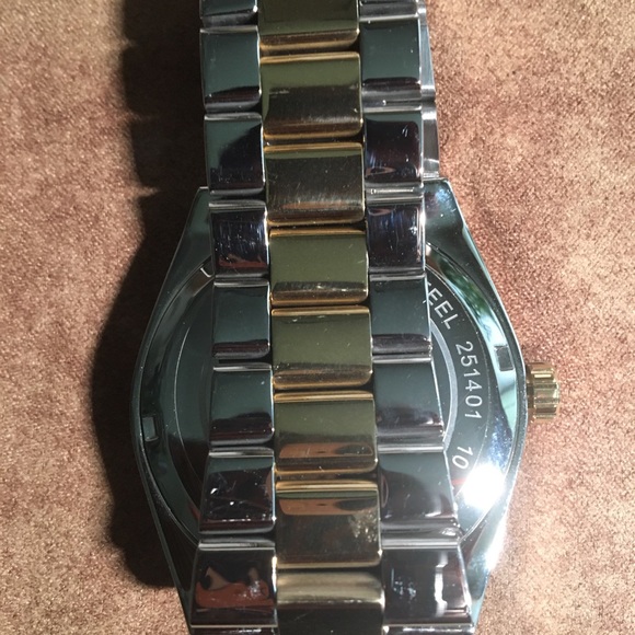 MICHAEL KORS BLUE ‘CHANNING’ PRE-LOVED AUTHENTIC GENUINE LAPIS FACE DESIGN WATCH - Picture 16 of 16